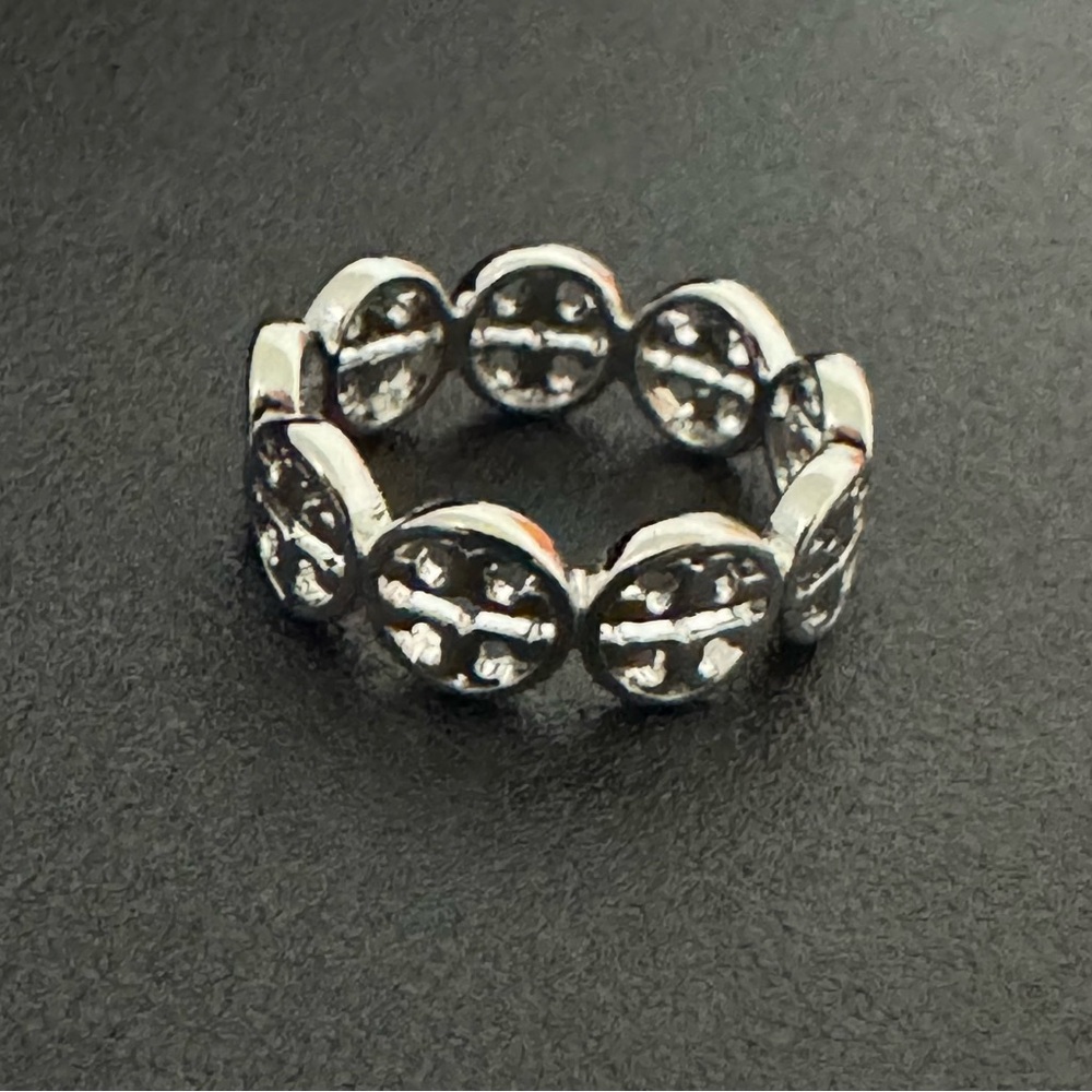 Tory Burch Frozen Logo Ring